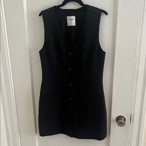 Abercrombie & Fitch Black Vest Dress